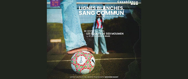 L’exposition « Lignes Blanches, Sang Commun » de Mohssine Bassit

