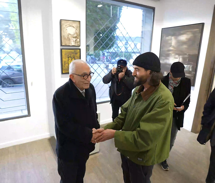 Vernissage de l'exposition “Facture Texture” de Mohamed Aaouina
