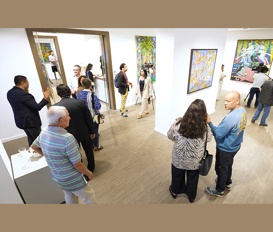 Vernissage de l'exposition «Sanctuary Kingdom» de Rachid Bouhamidi
