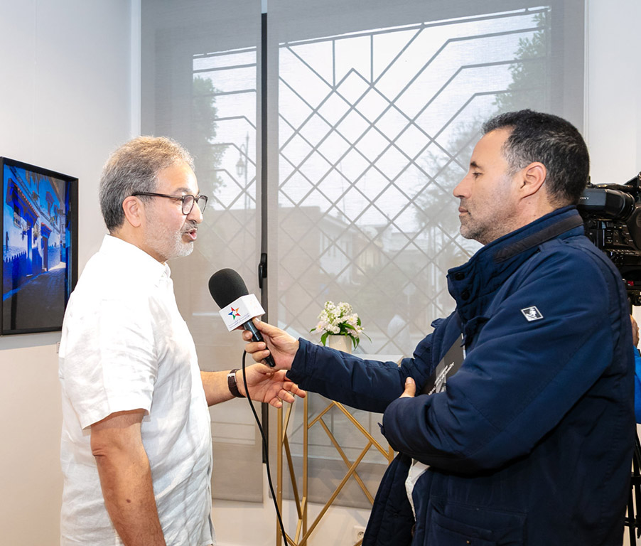 Revue de presse de l'exposition «Maroc : Terre de Lumière» de Jamal Hammami - Al Aoula