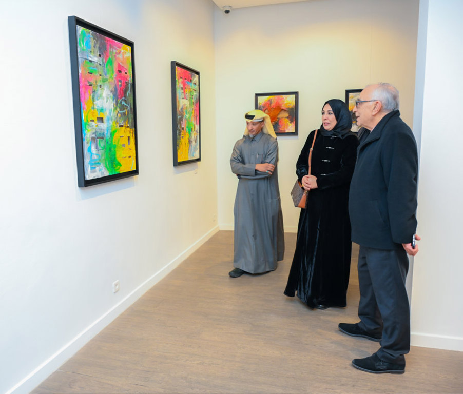 Vernissage de l'exposition “Palimpseste de l’exil” de Bouchra Khnafou
