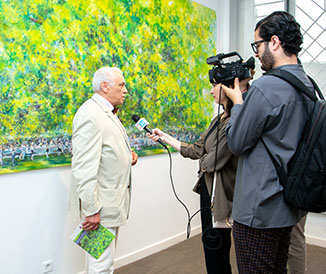Revue de presse de l'exposition «Paradoxart: l’art au service de l’entendement» de Nacir CHEMAO