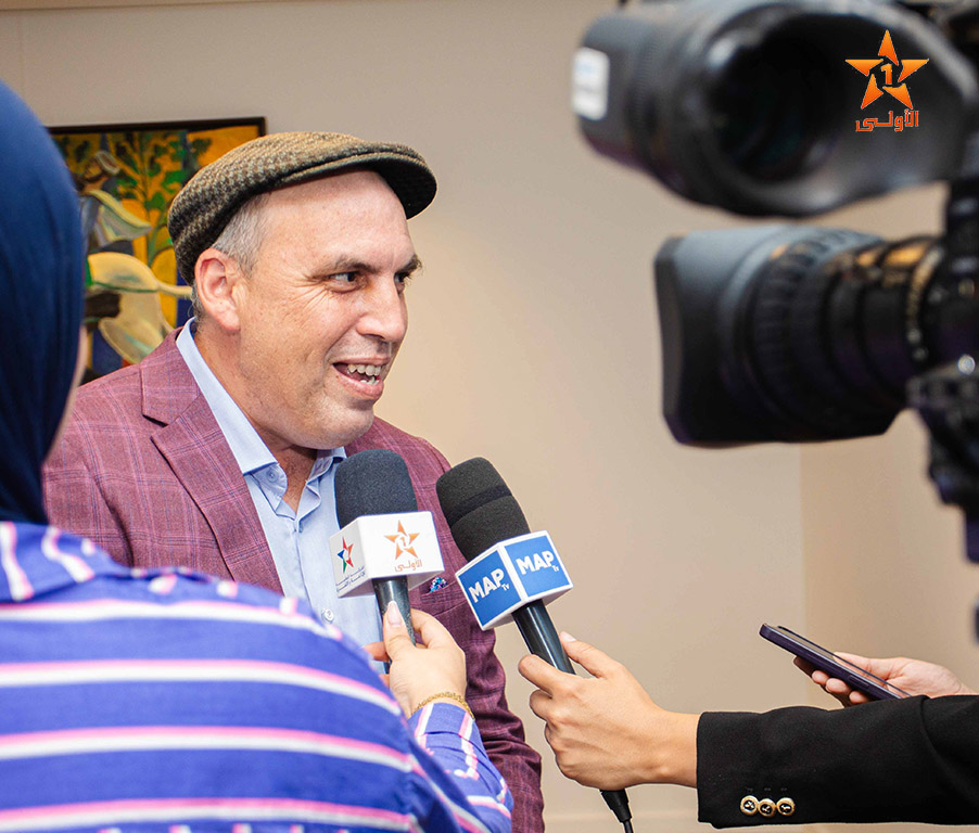 Revue de presse de l'exposition «Sanctuary Kingdom» de Rachid Bouhamidi - Al Aoula
