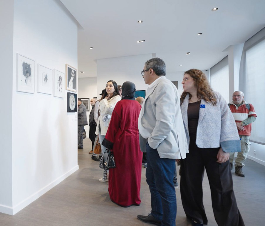 Vernissage de l’exposition collective «Traces sur Rivages»
