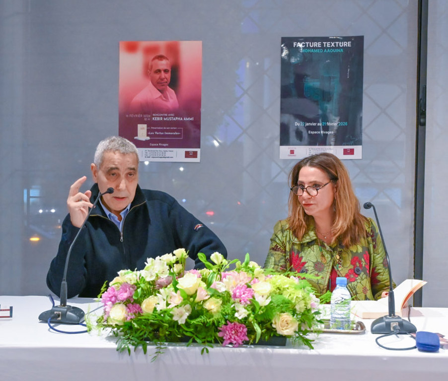 Rencontre avec l'écrivain Kebir Mustapha Ammi pour la présentation de son roman “Les Vertus Immorales”
