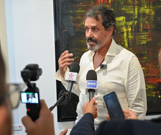 Revue de presse de l’exposition de Hassan Kouhen

