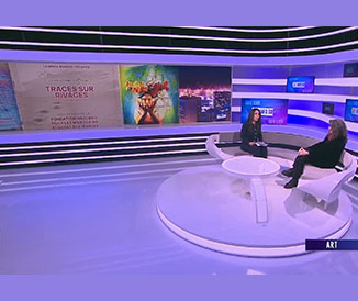 Revue de presse de l’exposition collective «Traces sur Rivages» - 2m
