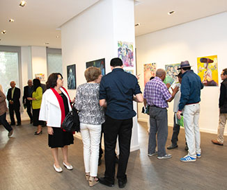Vernissage de l'exposition «Paradoxart: l’art au service de l’entendement» de Nacir CHEMAO