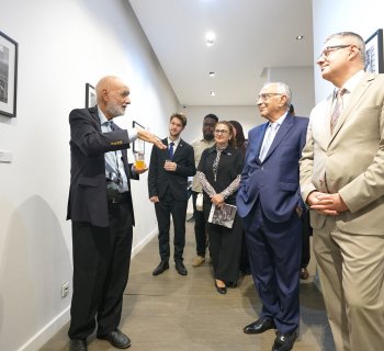 Vernissage de l'exposition "Hidden/Hiding" de Abdallah Bouhamidi