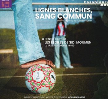 L’exposition « Lignes Blanches, Sang Commun » de Mohssine Bassit