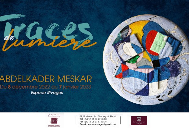Vernissage de l'exposition " Traces de lumière " de Abdelkader Meskar