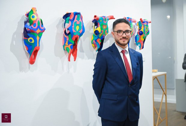 Vernissage de l'exposition “Entre deux continents” de Aymane Bufrakech