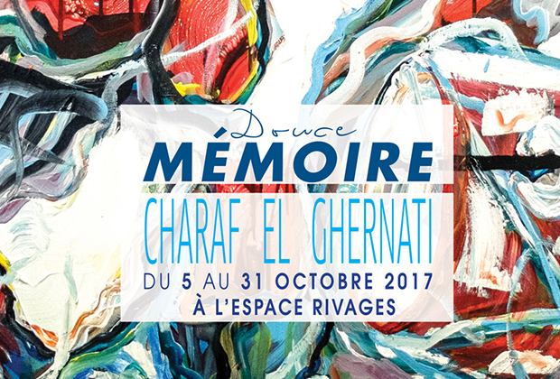 Vernissage de l'exposition "Douce Mémoire" de Charaf EL GHERNATI