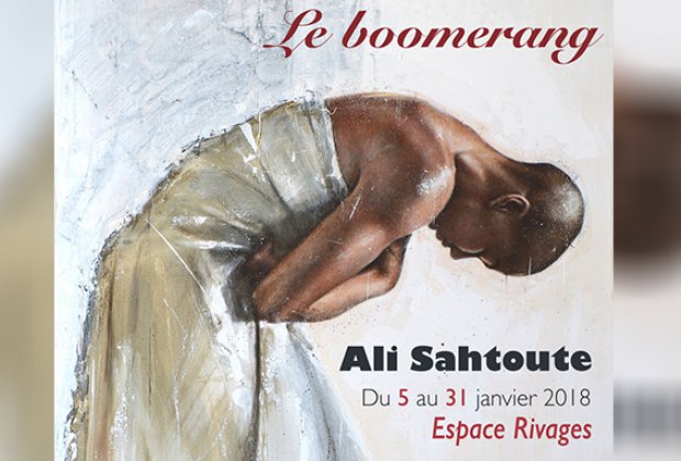 Vernissage de l'exposition "Le boomerang" de Ali SAHTOUTE