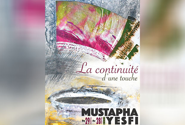 Vernissage de l'exposition " la continuité d'une touche " de Mustapha YESFI