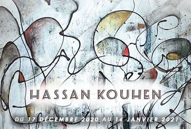 Vernissage de l'exposition de Hassan Kouhen