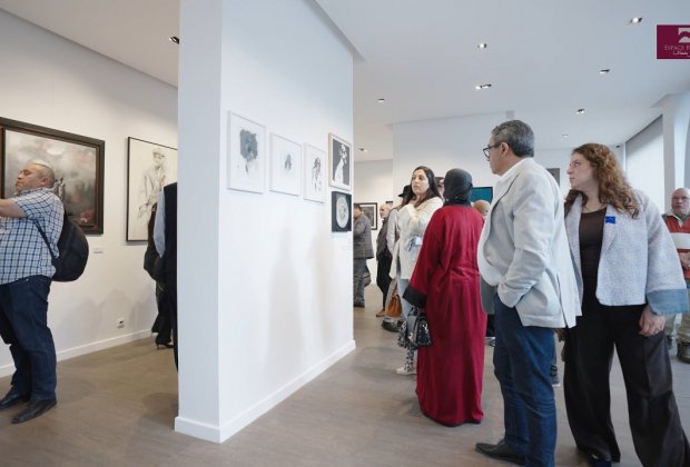 Vernissage de l’exposition collective «Traces sur Rivages»