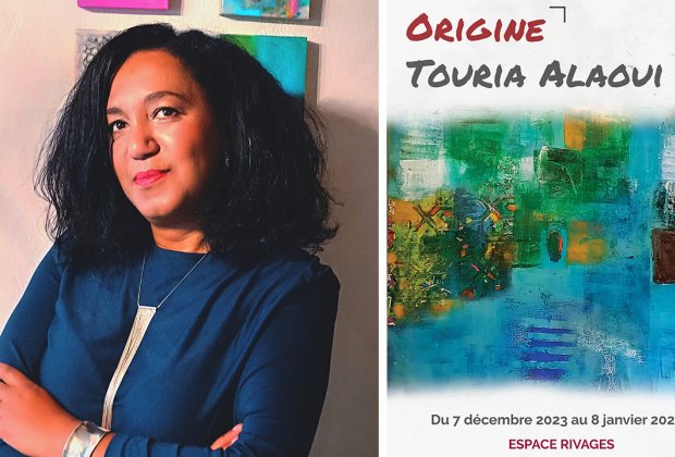 Vernissage de l'exposition "Origine " de Touria Alaoui 