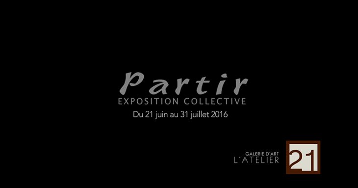 « Partir », Exposition collective