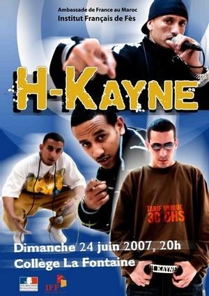 Affiche de H-Kayne groupe de rap